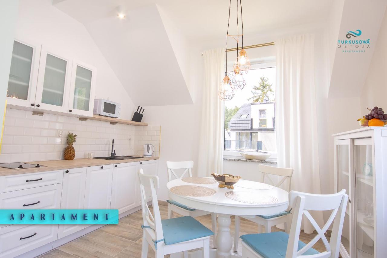 Turkusowa Ostoja Apartament วูแคนชิน ภายนอก รูปภาพ